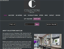 Tablet Screenshot of collectionshairclub.com